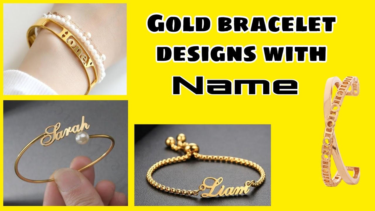 Sheeny Inaaya Gold Name Bracelet